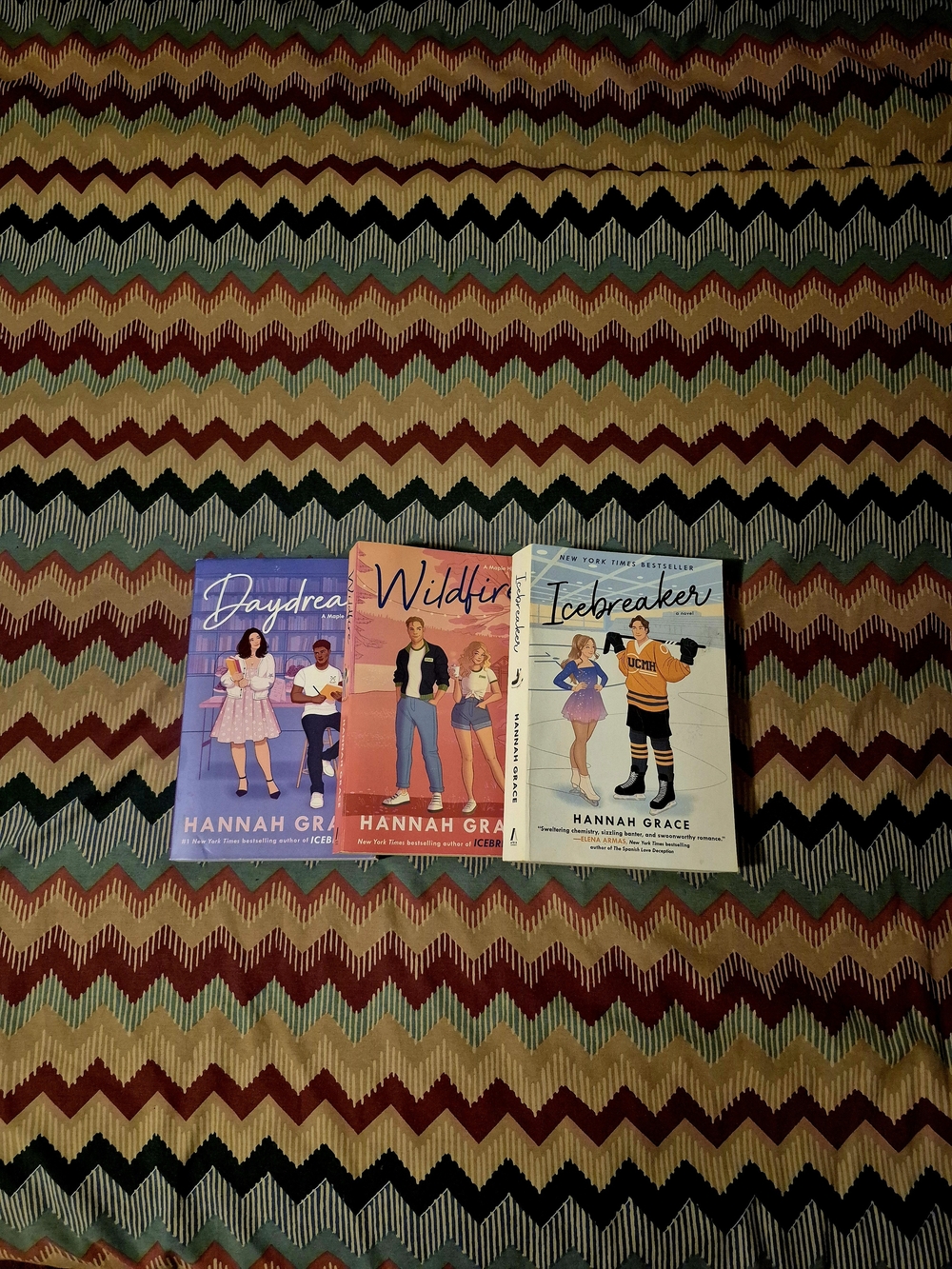 Hannah Grace Young Adult Romance Paperback Set - Pink, Orange, Lavender Covers